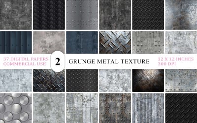 Seamless Industrial Metal Plates &amp;amp; Panels | Industrial Grunge Metal Texture Backgrounds Bundle