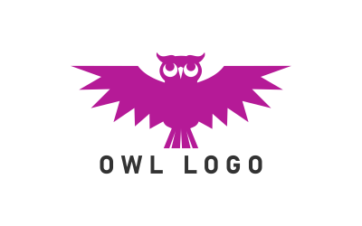 Elegant Owl Bird Logo Template