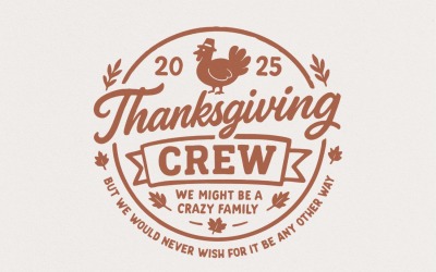 Thanksgiving Crew PNG, Grappig Thanksgiving Familie Shirt, Gek Familie Vakantie Crew Ontwerp,