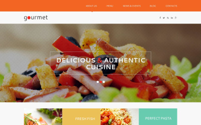 Café en restaurant WordPress-thema