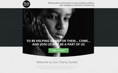 Charity - Unbounce template