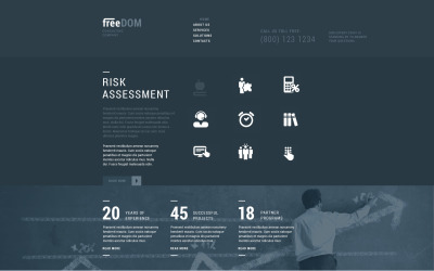 Consulting Responsive Website-Vorlage