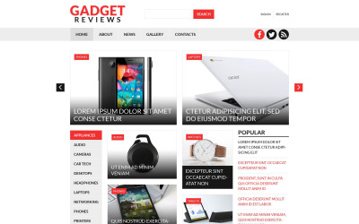 Plantilla Joomla "Electronics Reviews" #53133