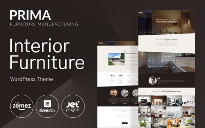 Prima - Tema WordPress de Fabricação de Móveis e Decoração de Interiores