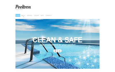 Responsiv Drupal-mall för simbassäng