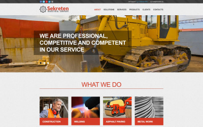 Szablon Muse Industrial Muse Template #53198