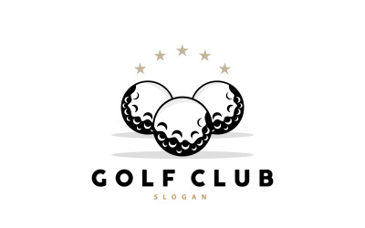 Golf Logo Ball Game Sport Club V12
