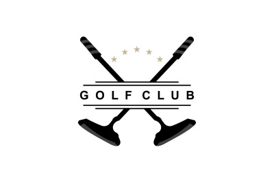 Golf Logo Ball Game Sport Club V16