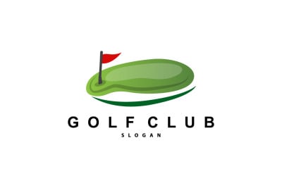 Golf Logo Ball Game Sport Club V1