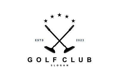 Golf Logo Ball Game Sport Club V3