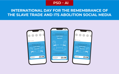 International Day for the Remembrance of the Slave Trade and its Abolition Social Media Template