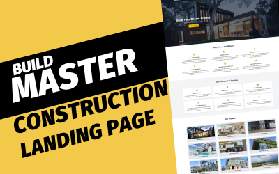 BuildMaster Construction – Page de destination réactive