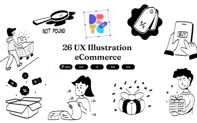26 UX Illustration | eCommerce