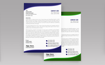 Modelli di design professionali per carta intestata aziendale