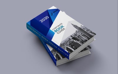 Modello di copertina di libro creativo moderno