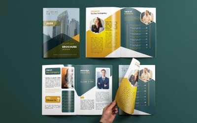 Progettazione di brochure aziendali creative | Modello di profilo aziendale