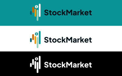 Stock Market – Finance &amp;amp; Trading Logo Template