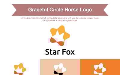 Creative Star Logo Featuring Fox In Negative Space