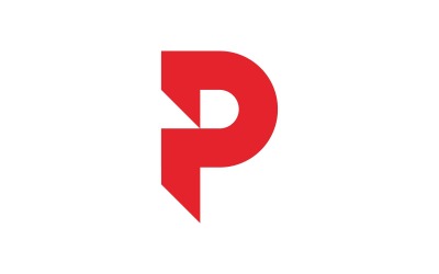 Letter P logo vector template design V12