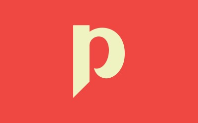 Letter P logo vector template design V1