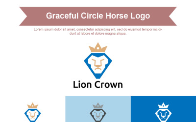 Lion Crown Logo Crowned Beast Branding Identity
