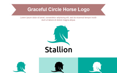 Stallion Logo Powerful Horse Branding Emblem