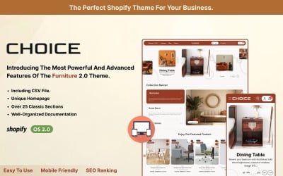 Choice - Modern Furniture Shopify 2.0 Theme | Elevate Your Store