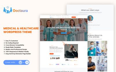 Doctaura – Tema de WordPress para medicina y salud