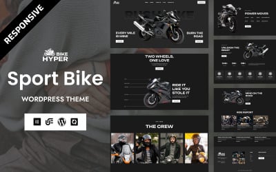 Hyperbike – Sportbike- und Bikerclub-WordPress-Elementor-Theme