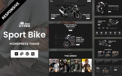 Hyperbike - Tema WordPress Elementor per Sport Bike &amp;amp; Biker Club