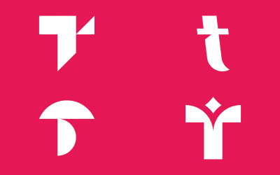 Letter T logo icon design template Design. v15