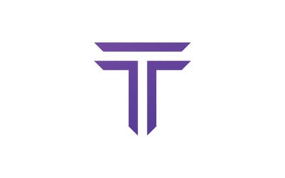Letter T logo icon design template Design. v8