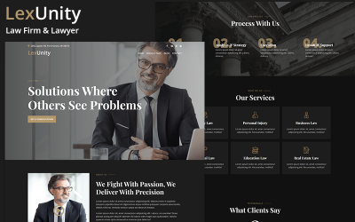 lexUnity - Law Firm & Lawyer WordPress Theme