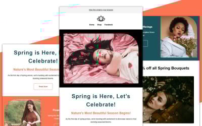 Modello di email Mailchimp di Nature 012