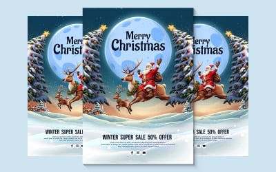 God Jul Vinter Superrea Affisch