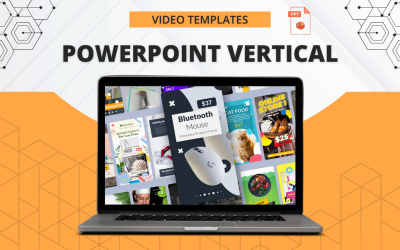 K2 PowerPoint függőleges videós sablonok