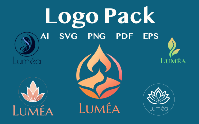Lumea – Kadın Sağlığı Uygulaması için Logo Paketi