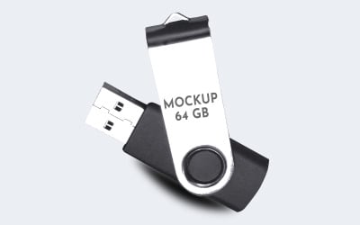 Pendrive Mockup PSD Template Design 53