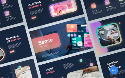 UX Araştırma Keynote Sunum Şablonu