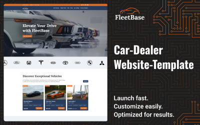 FleetBase - 汽车经销商 | 响应式 Drupal 模板