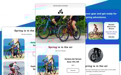 Modello di email Mailchimp Spring 013