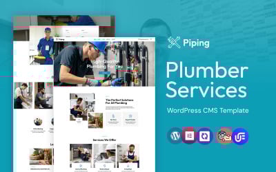 piping - Plumber and Handyman Services WordPress Elementor Theme