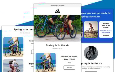 Šablona e-mailu Spring Mailchimp 013