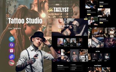 Tatlyst –  Tattoo Studio Wordpress Theme