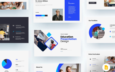 Education University Google Slides Presentation Layout
