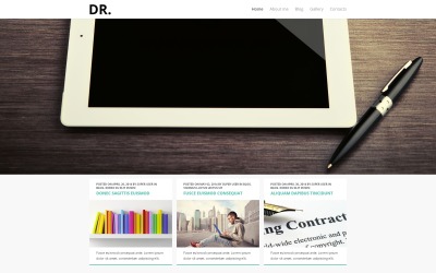 Plantilla Joomla "Personal Pages" #53255