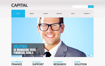 Reszponzív Financial Advisor Responsive Joomla Template Joomla sablon 53248