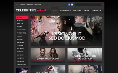 Reszponzív Online Cinema WordPress sablon 53261