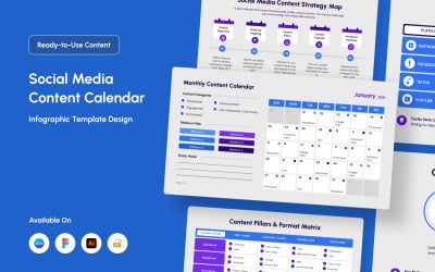 Monthly Content Planner Infographic