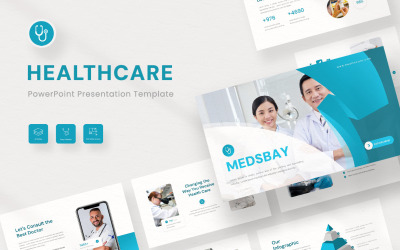 Medsbay - PowerPoint-presentatiesjabloon voor gezondheidszorg